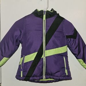 Mint Girl's Green and Purple Jacket